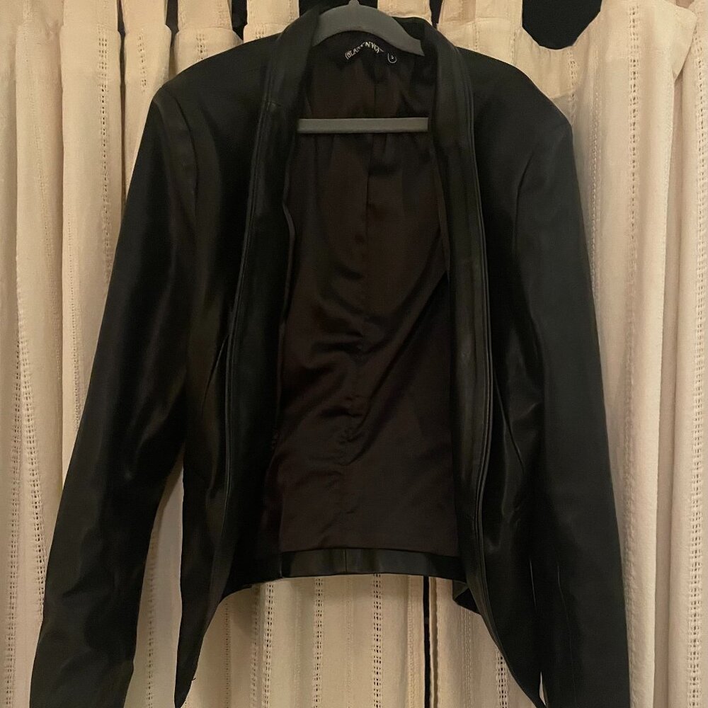 BlankNYC Leather Blazer